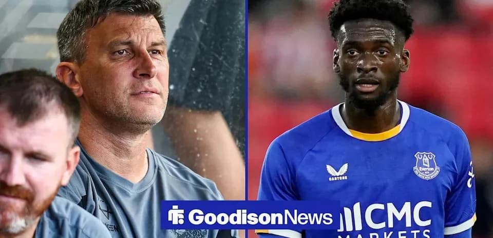 Entraîneur et joueur d'Everton lors d'un match