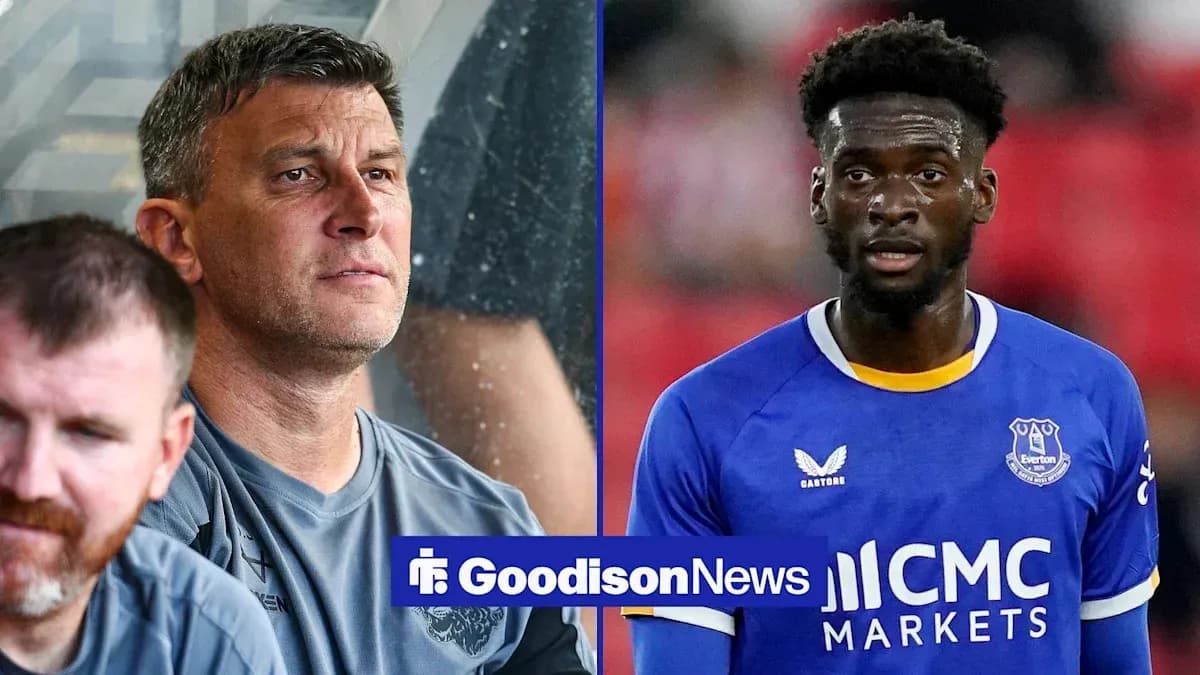 Entraîneur et joueur d'Everton lors d'un match