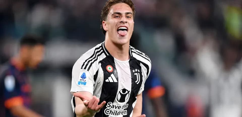 Un joueur de la Juventus célèbre un but