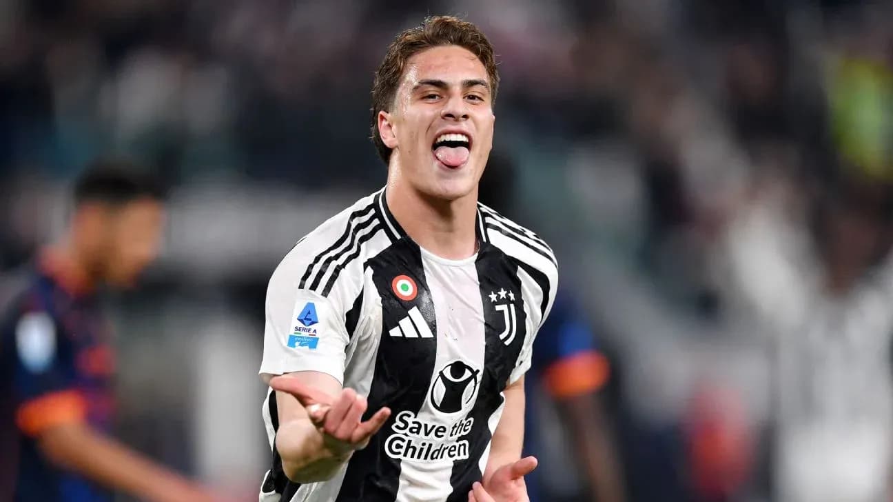 Un joueur de la Juventus célèbre un but