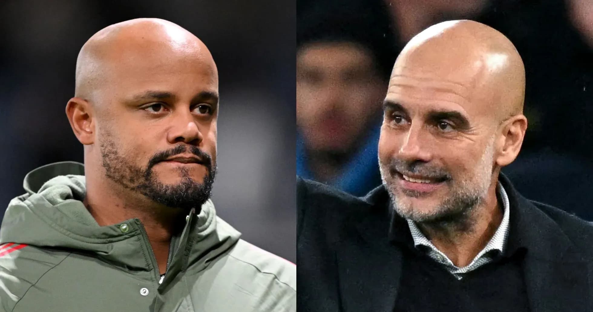 Deux entraîneurs lors d'un match de football