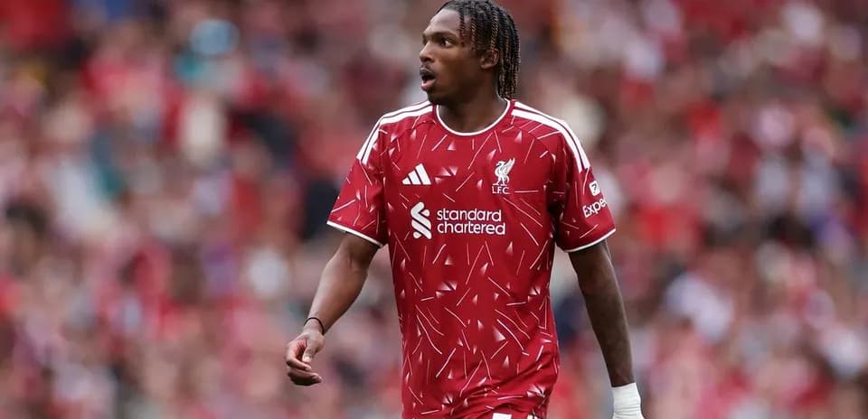 Joueur de Liverpool sur le terrain pendant un match