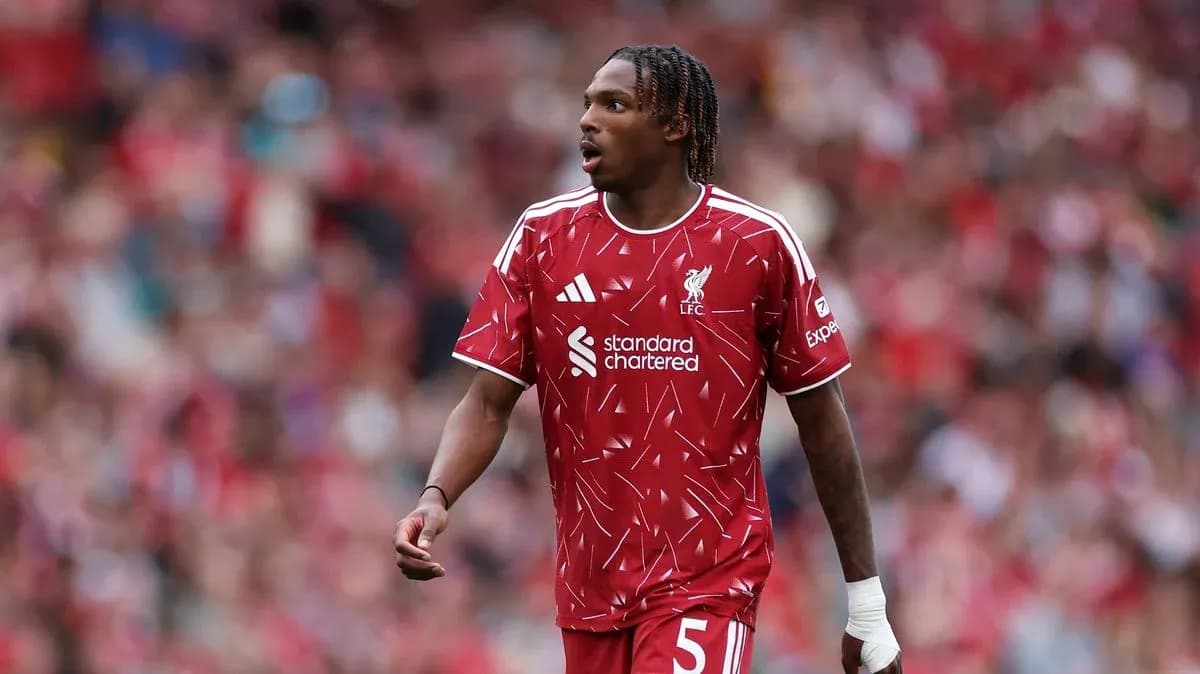 Joueur de Liverpool sur le terrain pendant un match