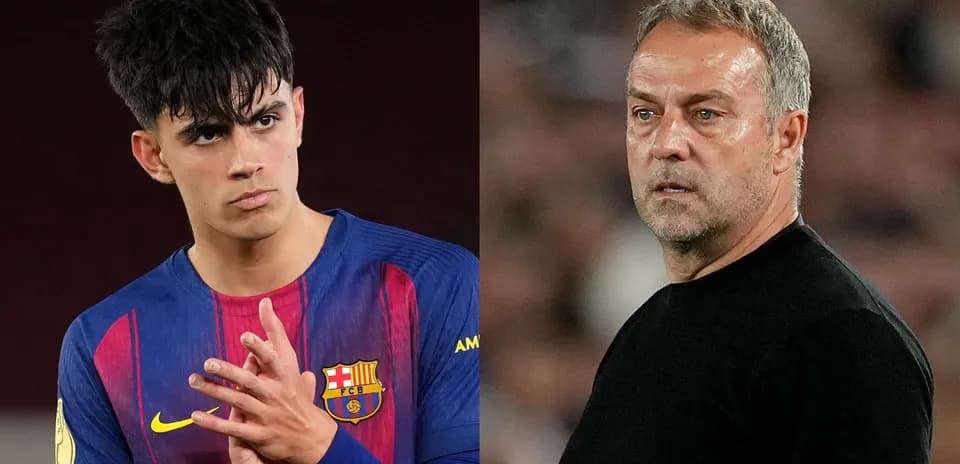 Joueur du FC Barcelone et entraîneur sur le terrain