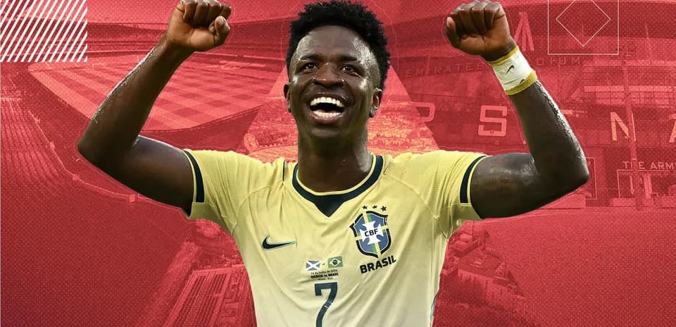 Joueur brésilien célébrant avec le poing levé