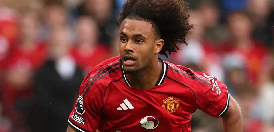 Joueur de Manchester United en action sur le terrain