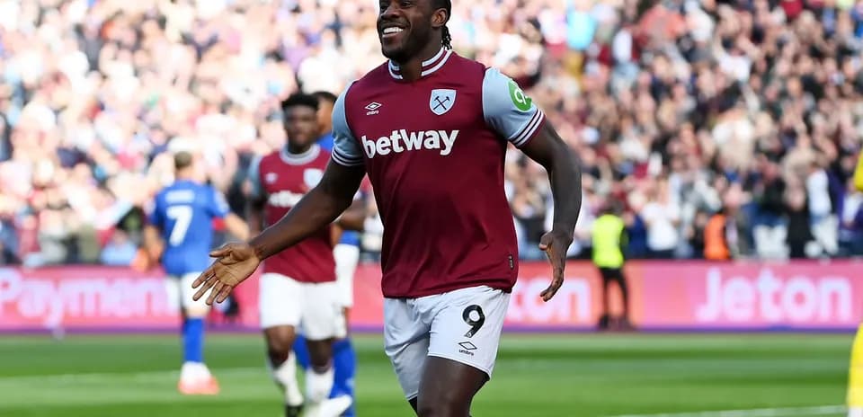 Joueur de West Ham célébrant un but au stade
