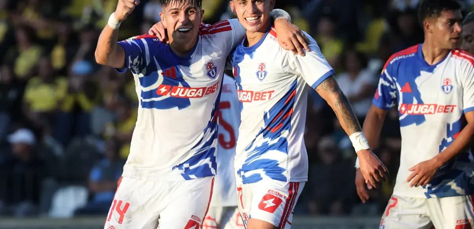 Joueurs de l'Universidad de Chile célébrant un but