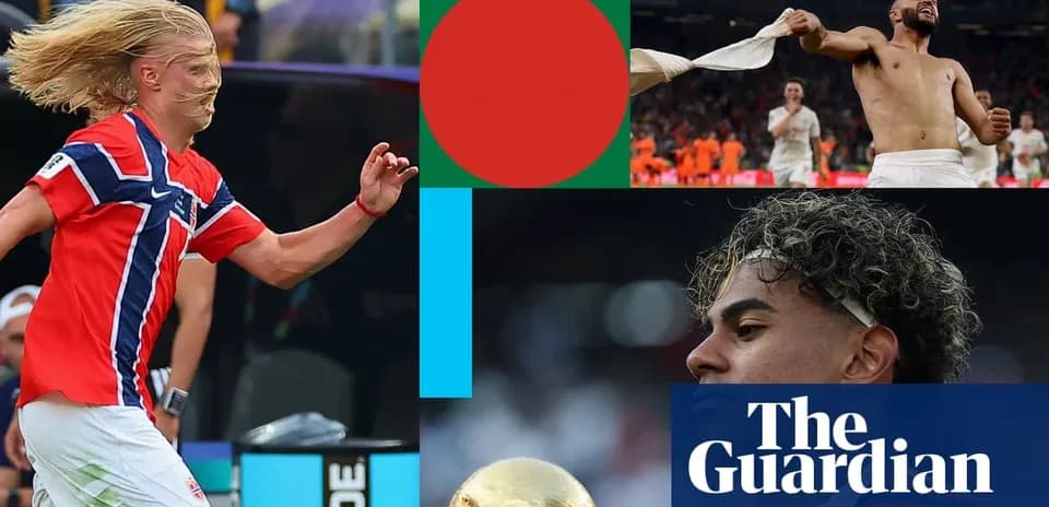 Joueur norvégien courant sur le terrain de football