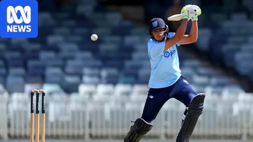 Batteur frappant une balle lors d'un entraînement de cricket