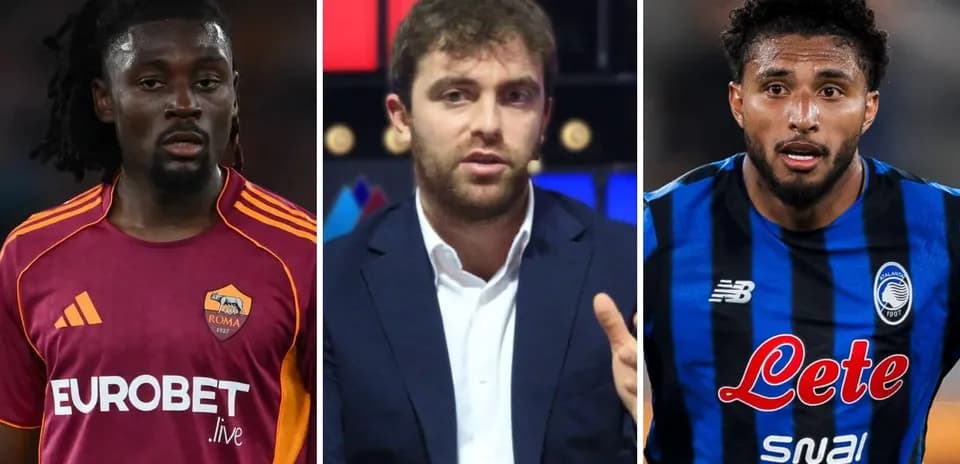Trois personnes, deux joueurs et un analyste sportif