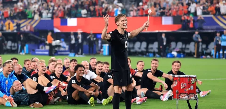 Joueur célébrant avec son équipe après la victoire