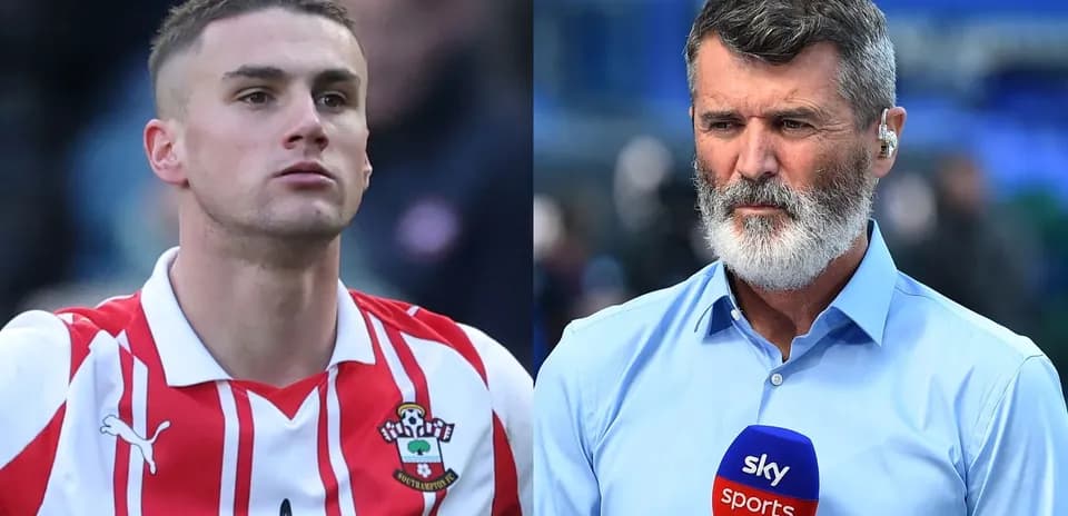 Joueur de Southampton et analyste de football en discussion