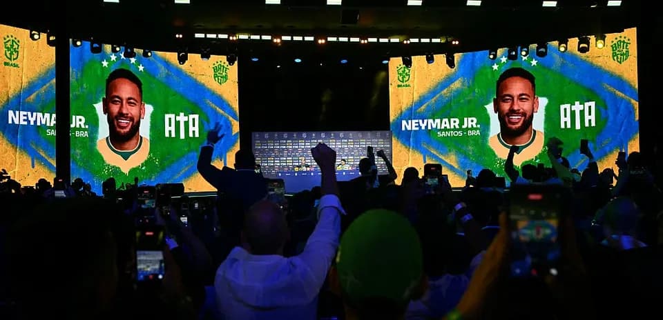 Présentation de Neymar Jr. lors d'un événement