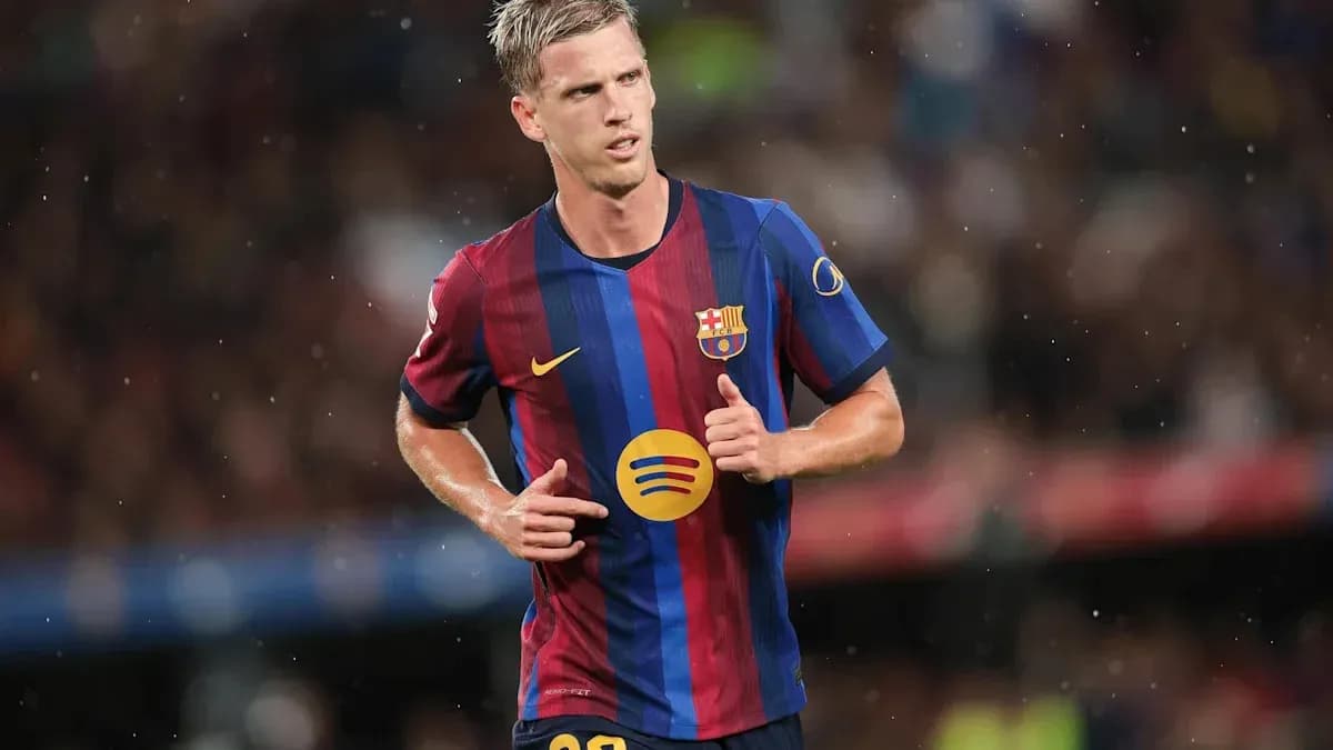 Joueur de Barcelone en action sur le terrain