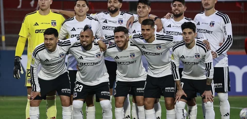Équipe de Colo Colo avant le match