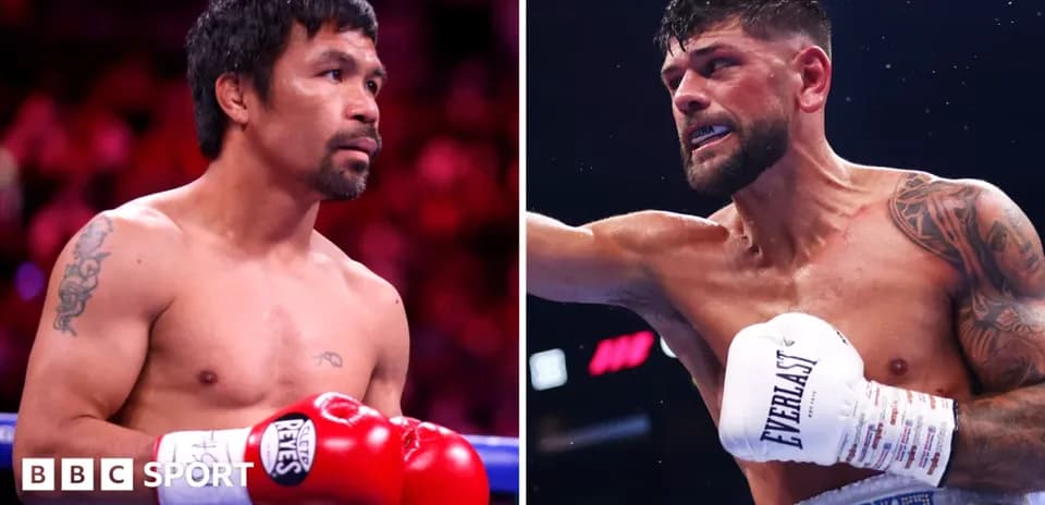 Deux boxeurs se préparant pour un combat