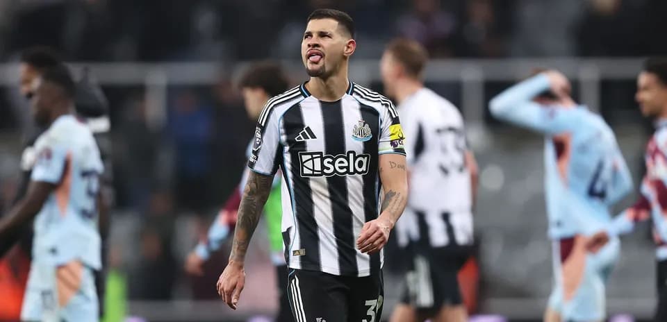 Joueur de Newcastle déçu après le match