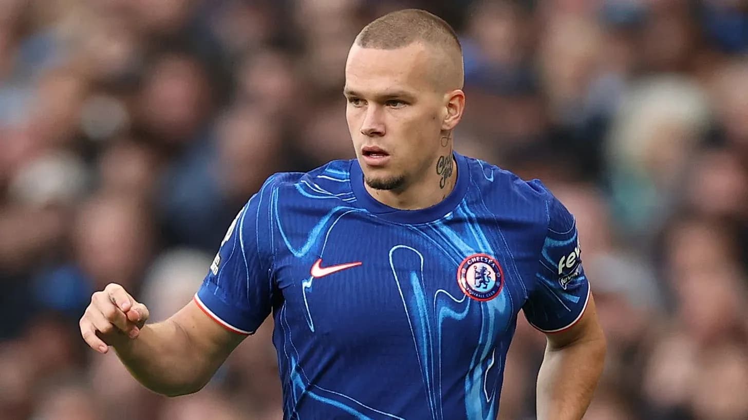 Joueur de Chelsea en action sur le terrain