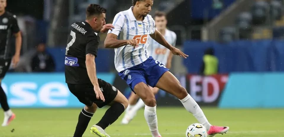 Deux joueurs en action lors du match