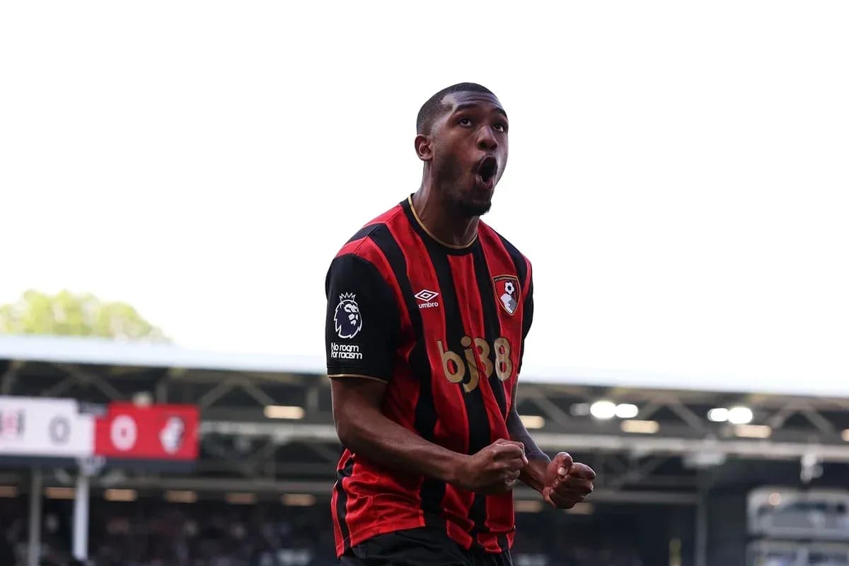 Joueur de Bournemouth célébrant un but au stade