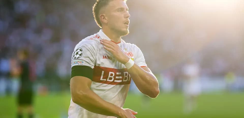 Joueur célébrant un but lors d'un match