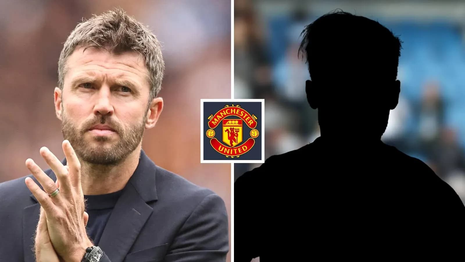 Entraîneur applaudissant avec logo de Manchester United