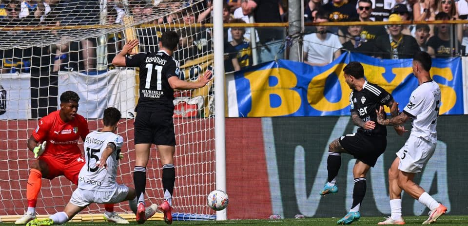 Action de match entre Como et Parma