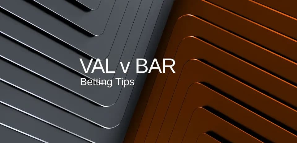 Fond abstrait avec texte sur les paris VAL v BAR