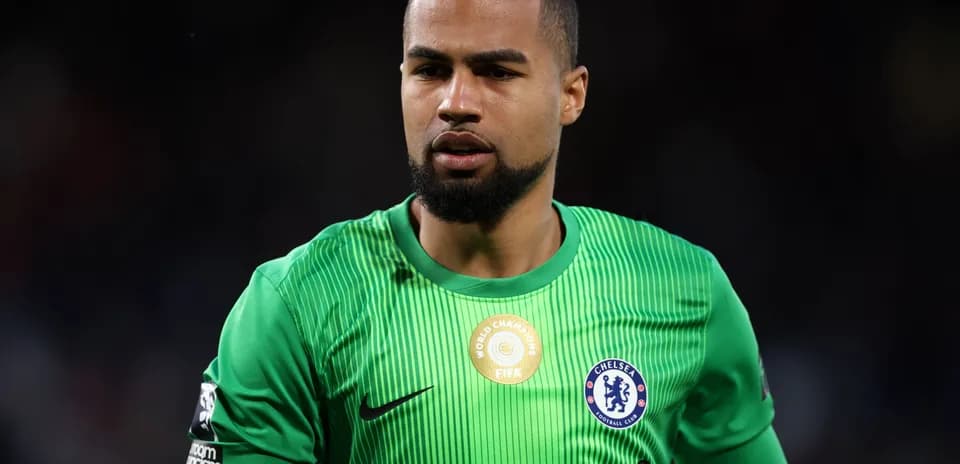 Gardien de but en maillot vert de Chelsea