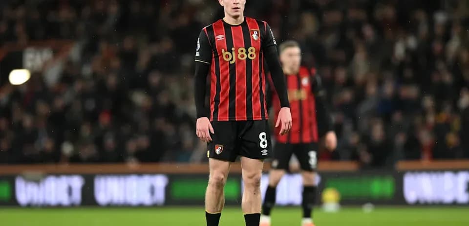 Joueur de Bournemouth sur le terrain pendant un match