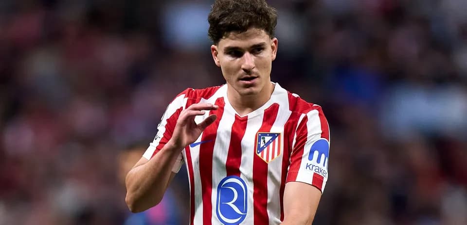 Joueur d'Atlético de Madrid en action sur le terrain