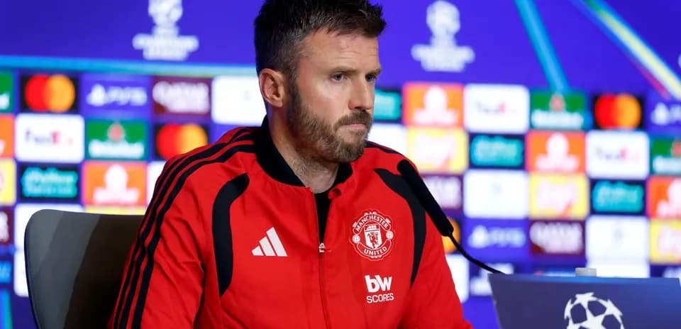 Entraîneur de Manchester United lors d'une conférence de presse