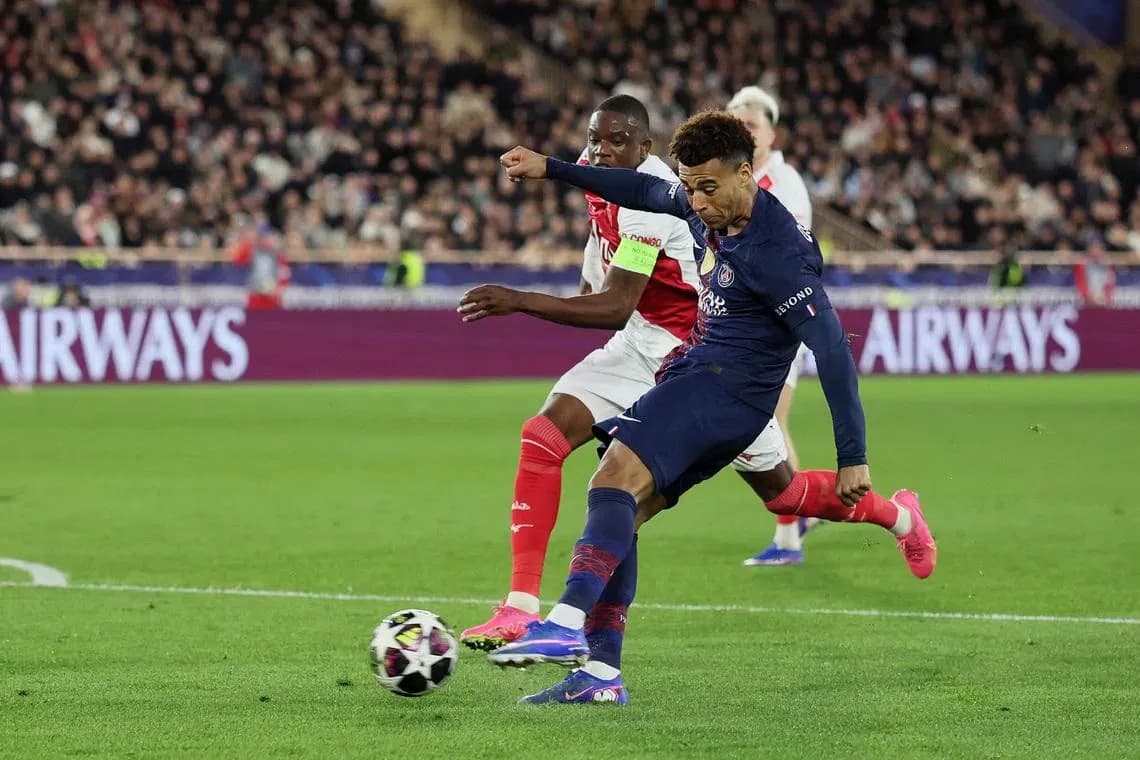 Paris Saint Germain domine Monaco au Stade Louis II