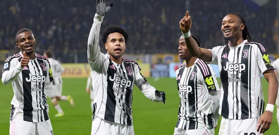 Joueurs de la Juventus célébrant un but