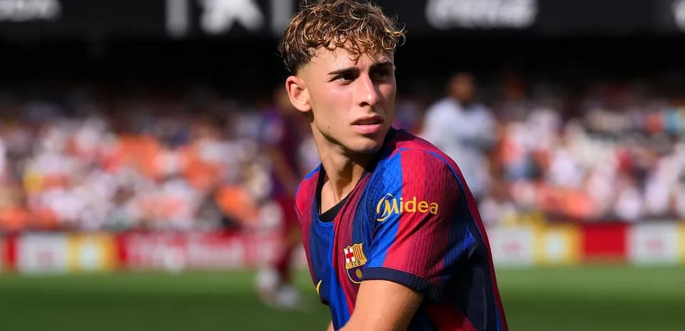Joueur du FC Barcelone sur le terrain pendant un match