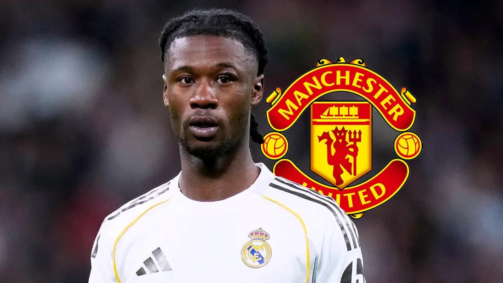Joueur de football en maillot du Real Madrid