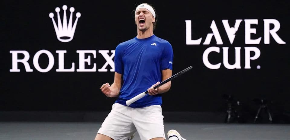 Alexander Zverev remporte la Laver Cup et assure la victoire pour l'équipe Europe