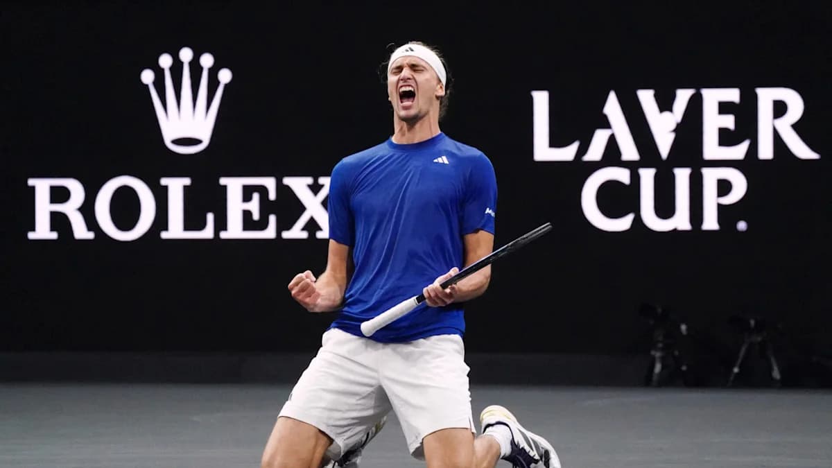 Alexander Zverev remporte la Laver Cup et assure la victoire pour l'équipe Europe