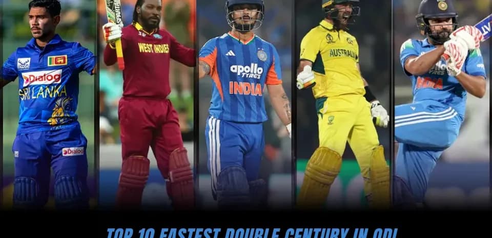 Top 10 des doubles centuries les plus rapides en ODI (Mise à jour 2026)