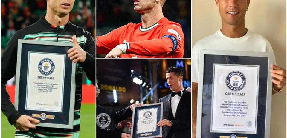 Cristiano Ronaldo et ses records Guinness : un palmarès impressionnant