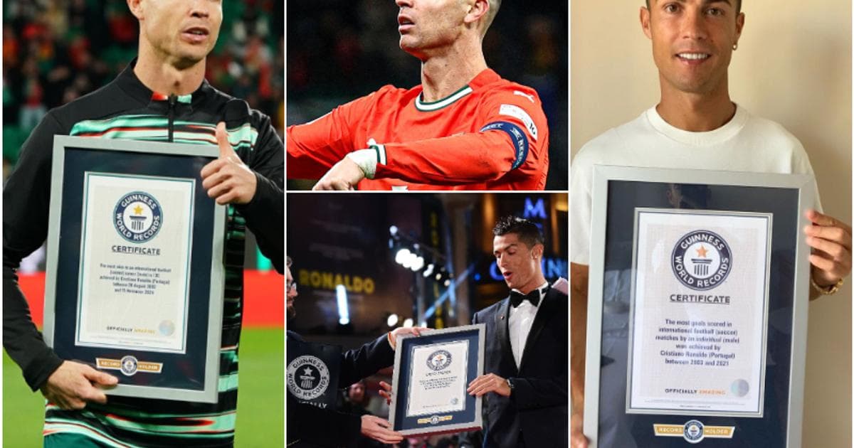 Cristiano Ronaldo et ses records Guinness : un palmarès impressionnant