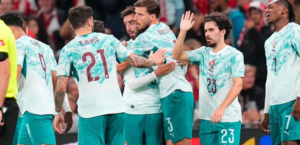 Portugal domine le Danemark 4-2 en Ligue des Nations grâce à Bruno Fernandes et Gonçalo Ramos