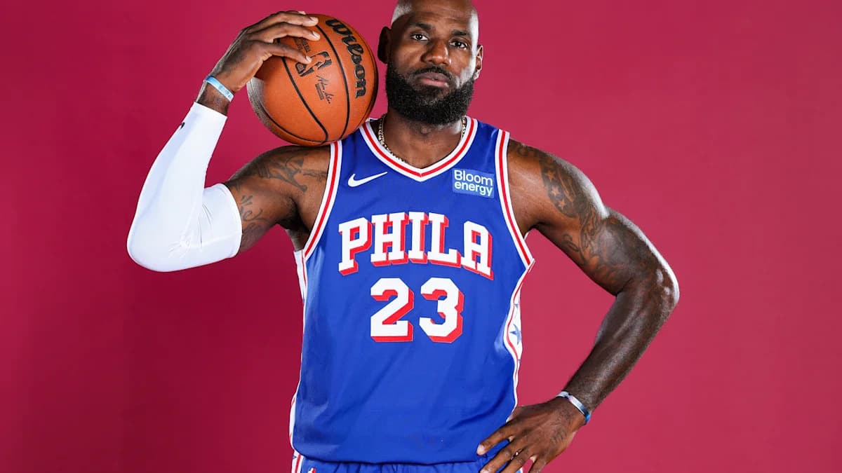 LeBron James affronte une arthrite chronique au pied gauche en début de saison avec les 76ers