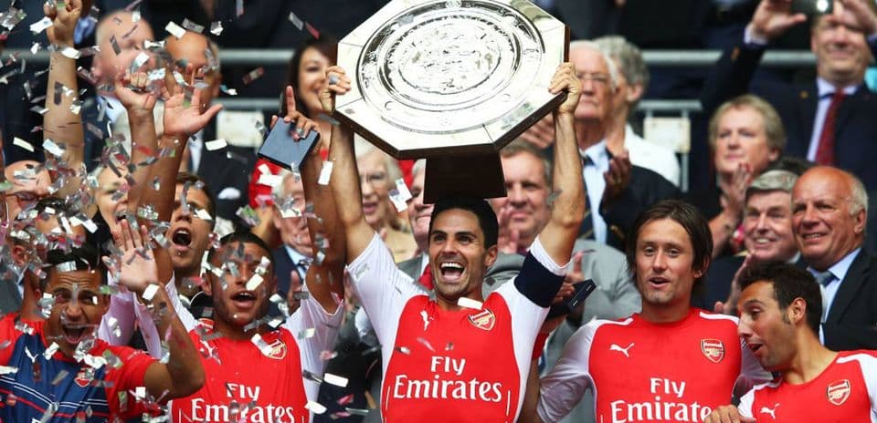 Le bilan d'Arsenal en Premier League après chaque victoire en Community Shield