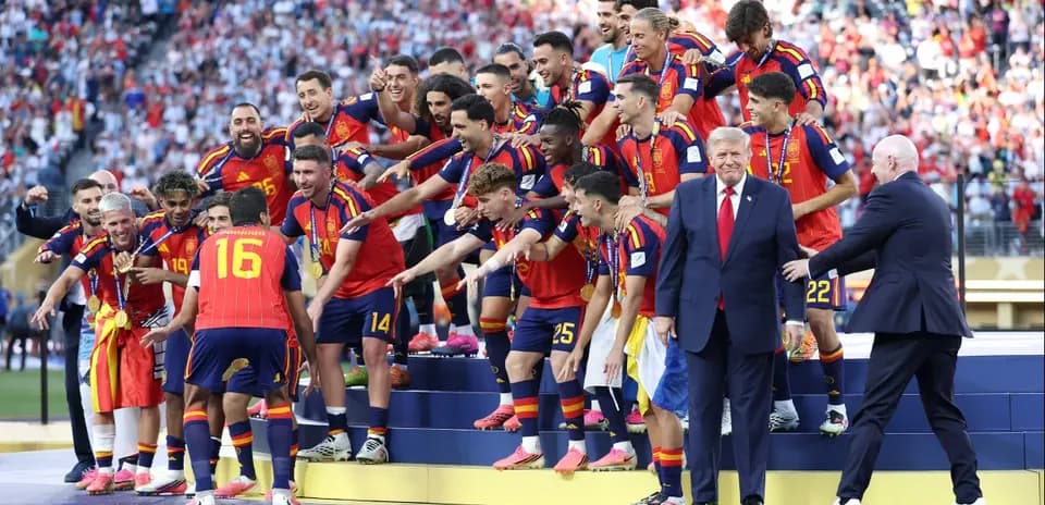 Pourquoi l'Espagne a exclu Donald Trump des photos de célébration de la Coupe du Monde