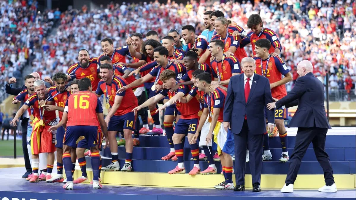 Pourquoi l'Espagne a exclu Donald Trump des photos de célébration de la Coupe du Monde