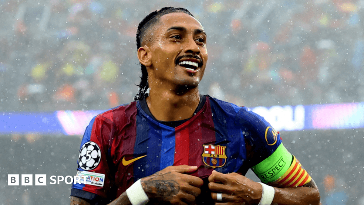 Barcelone écrase Feyenoord 5-1 grâce à un Raphinha implacable en Ligue des Champions