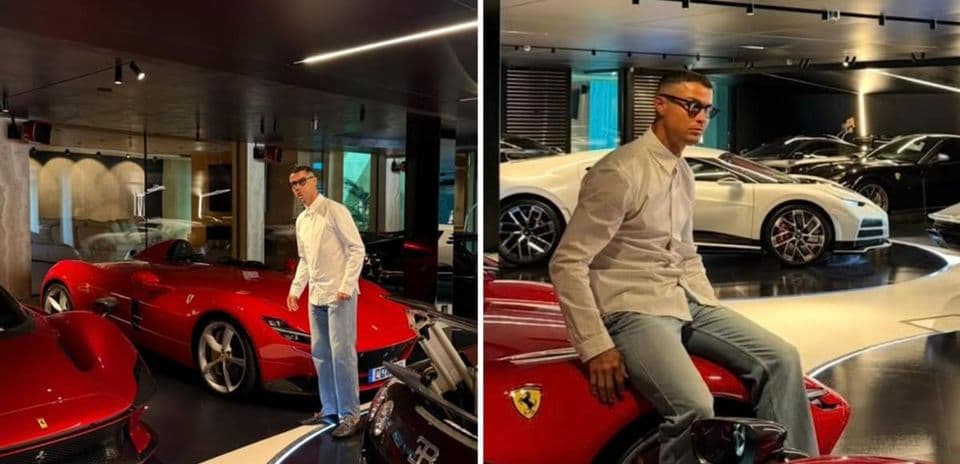 Cristiano Ronaldo dévoile sa collection de supercars à 21 millions de dollars