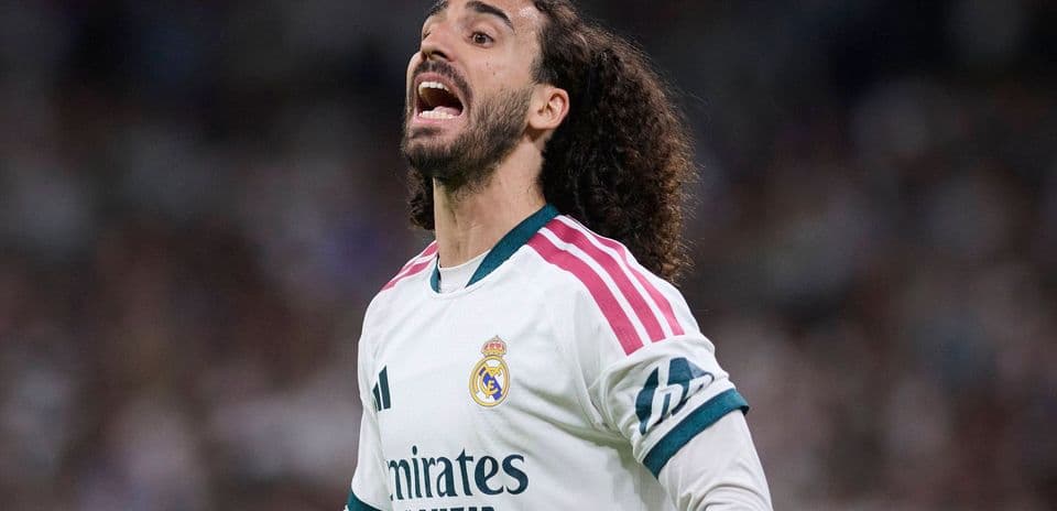 Marc Cucurella furieux après le carton rouge de Vinicius Jr lors du succès de Madrid à Villarreal